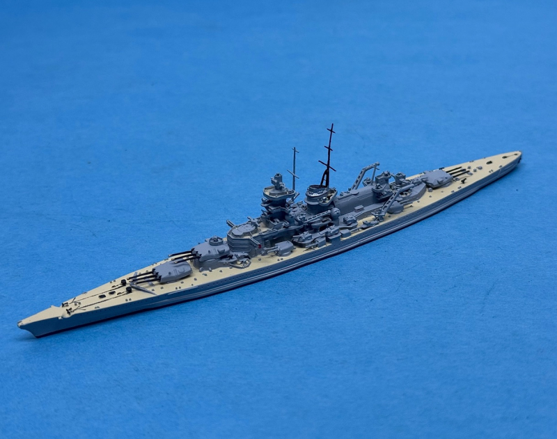 Battleship "Gneisenau" painted decks (1 p.) GER 1942 Neptun N 1004AS